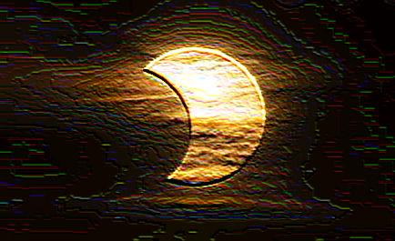 Eclipse partielle de Soleil 30/04/2022